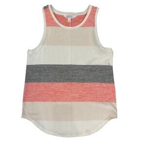 Market and Spruce Tank Top Stripes Womens Small